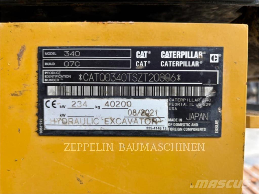 CAT 340-07A Верижен екскаватор