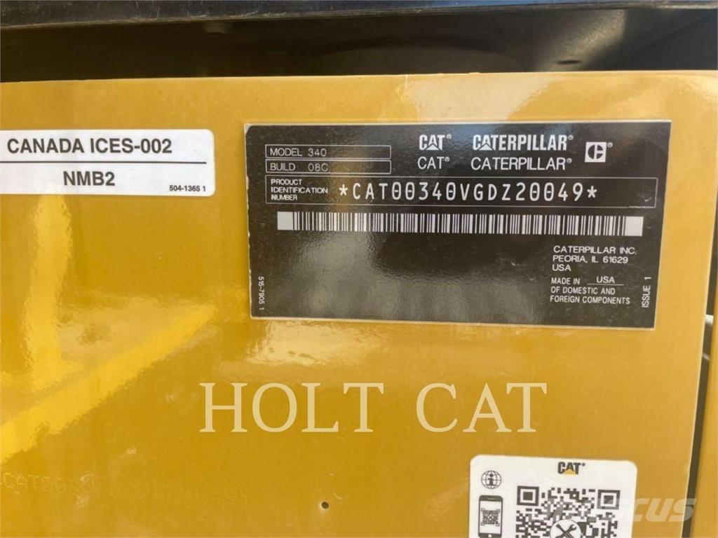 CAT 340 10 TC Верижен екскаватор