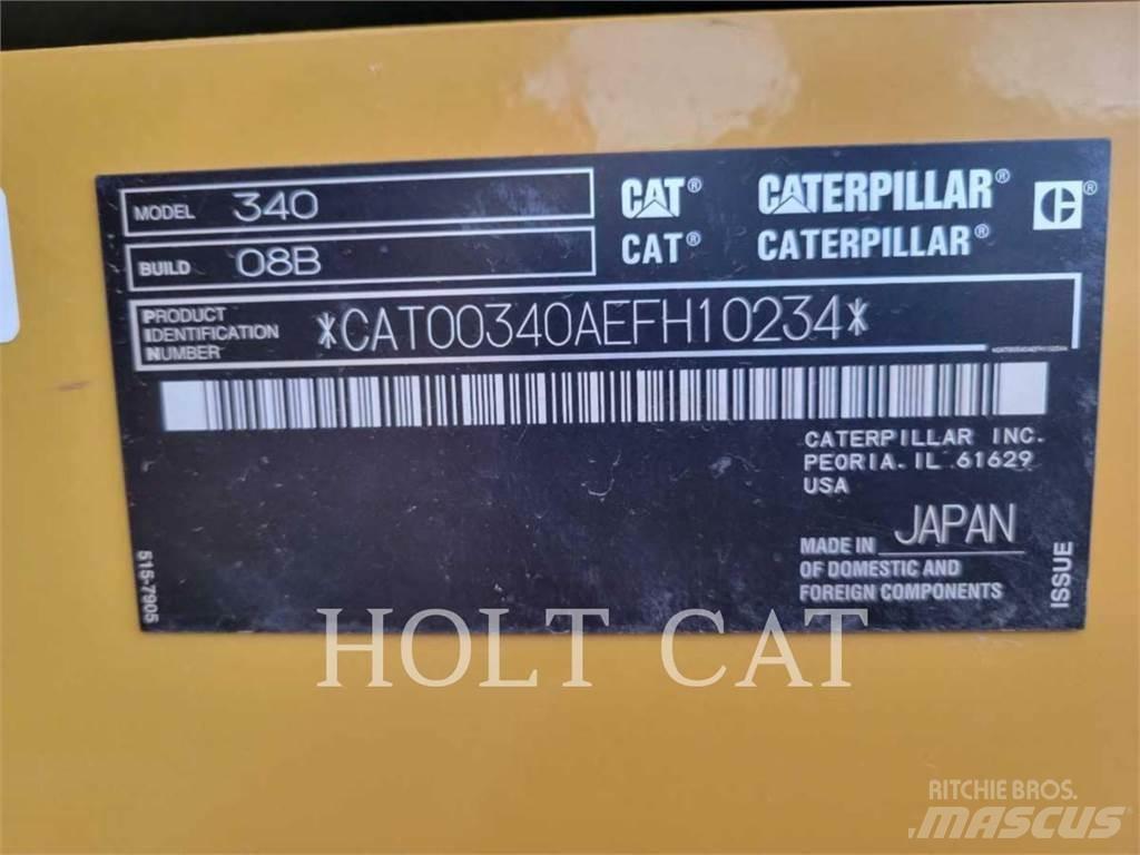 CAT 340 12 TC Верижен екскаватор