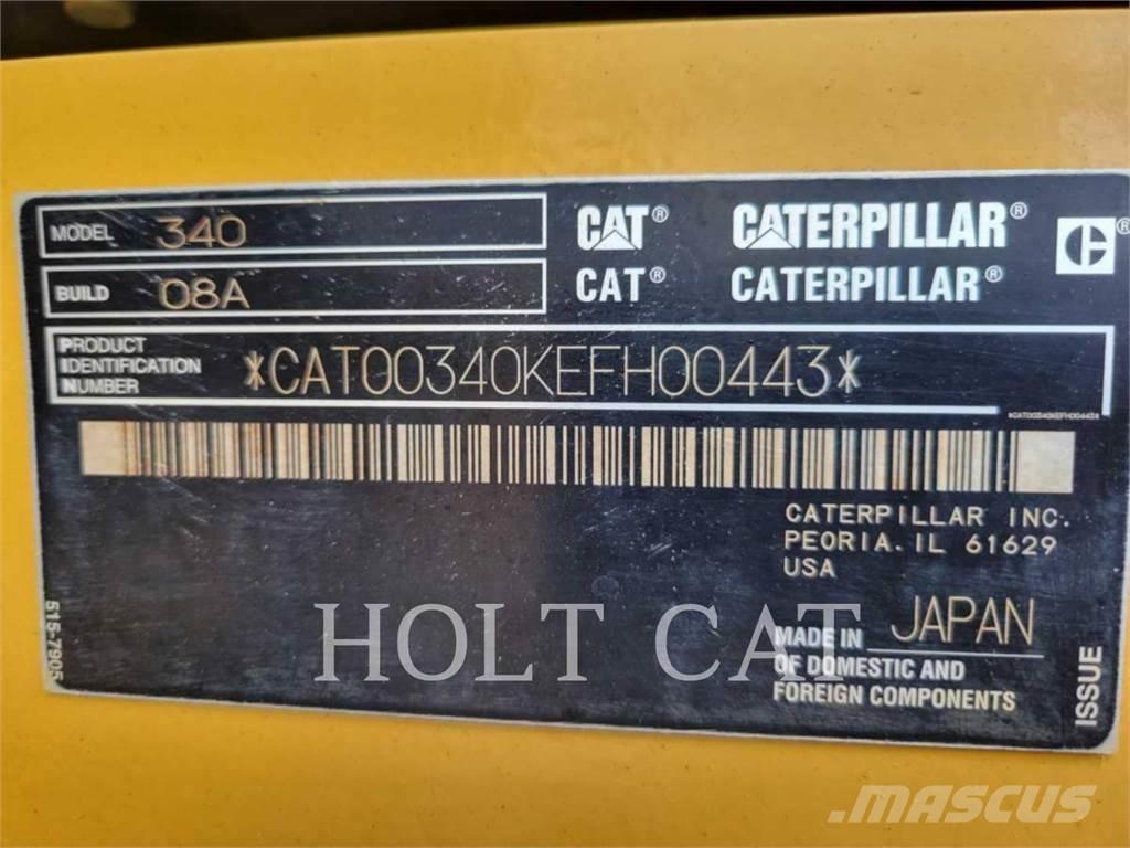 CAT 340 12 TC Верижен екскаватор