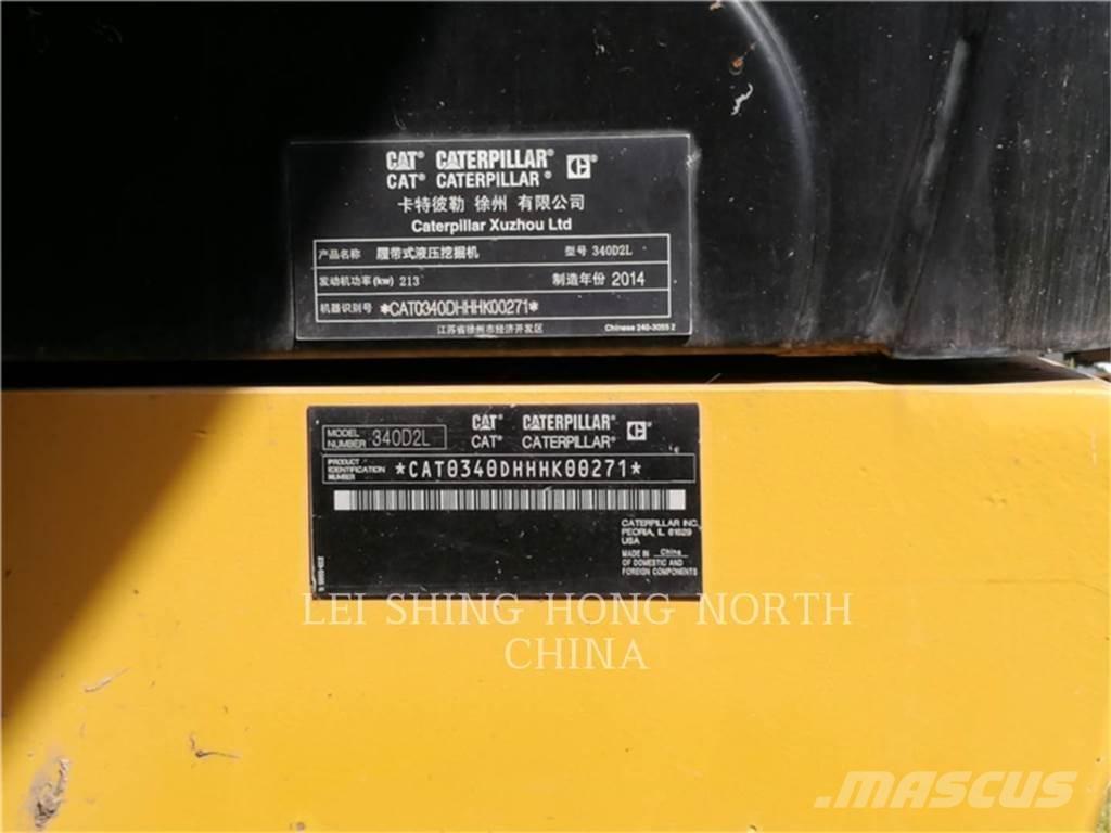 CAT 340D2L Верижен екскаватор