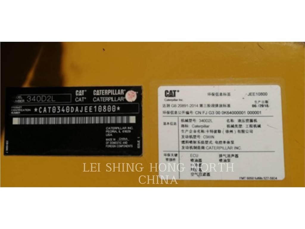 CAT 340D2L Верижен екскаватор