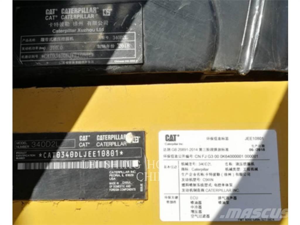 CAT 340D2L Верижен екскаватор