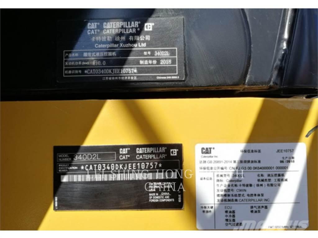 CAT 340D2L Верижен екскаватор