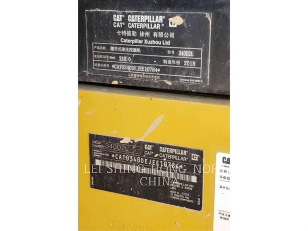 CAT 340D2L Верижен екскаватор