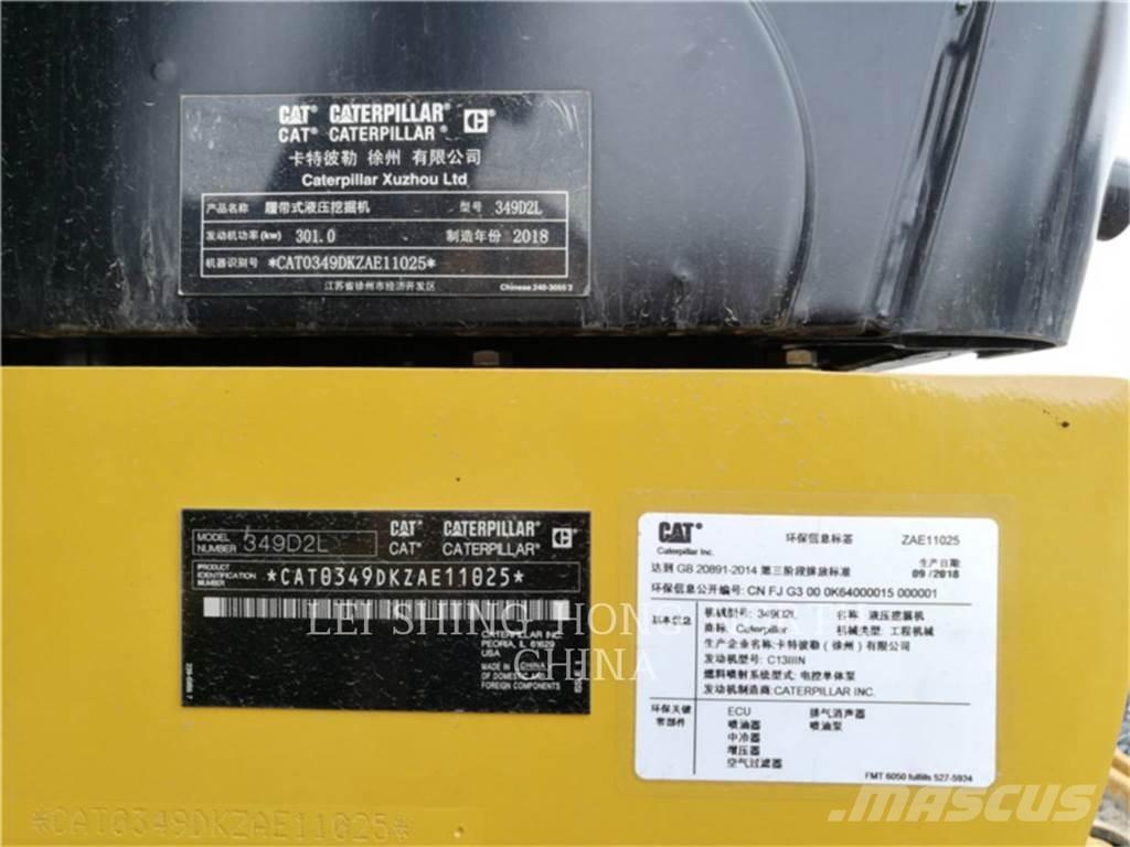 CAT 349 D2 L Верижен екскаватор
