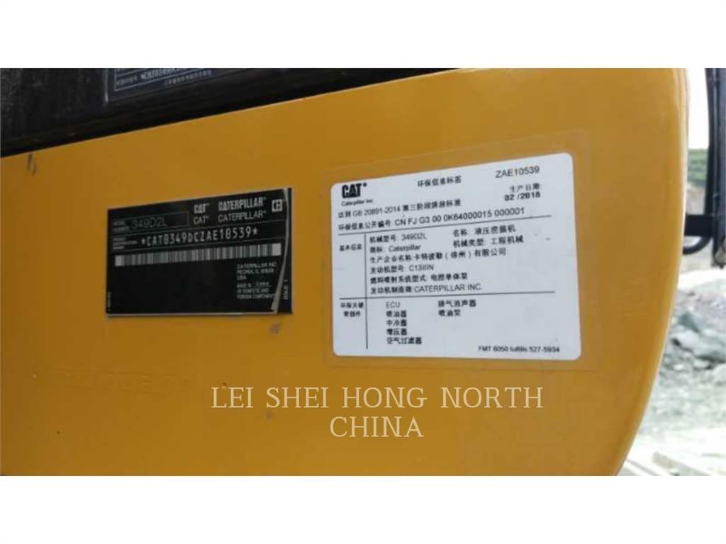 CAT 349D2L Верижен екскаватор