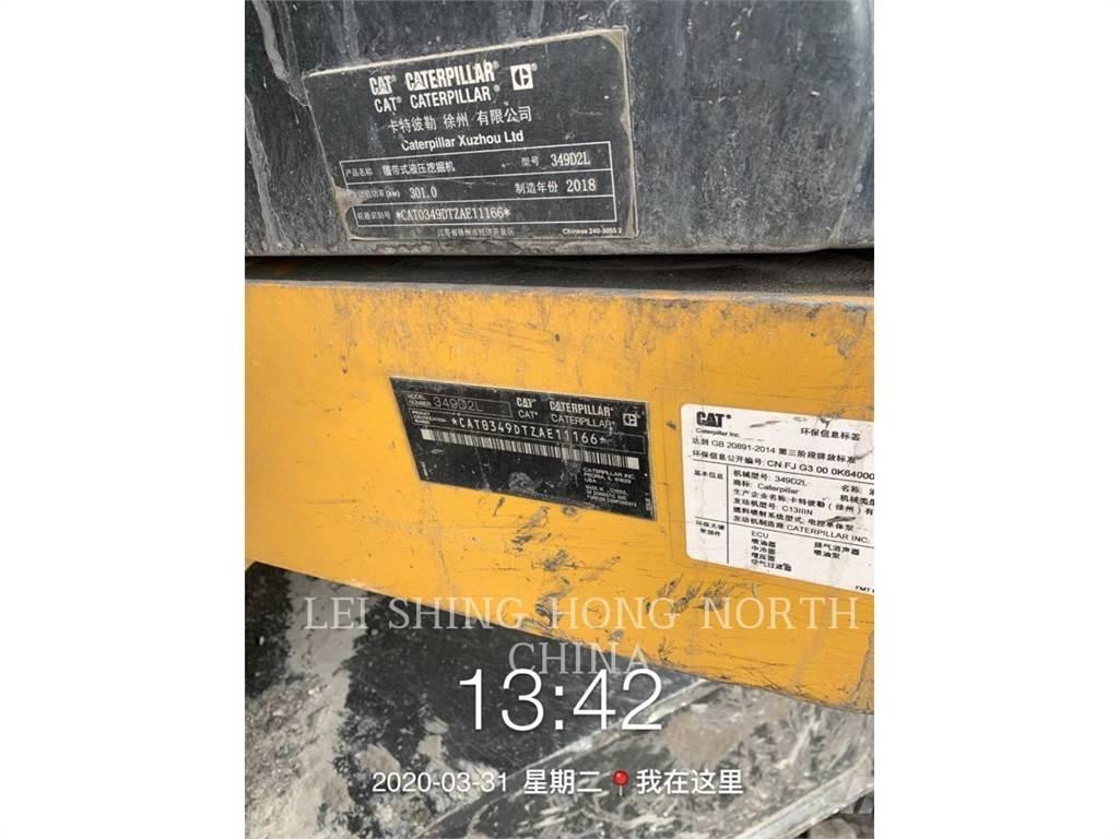 CAT 349D2L Верижен екскаватор