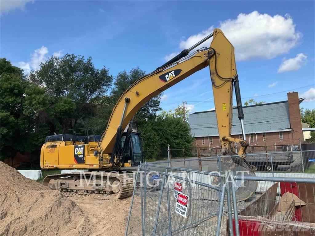 CAT 349FL + Верижен екскаватор