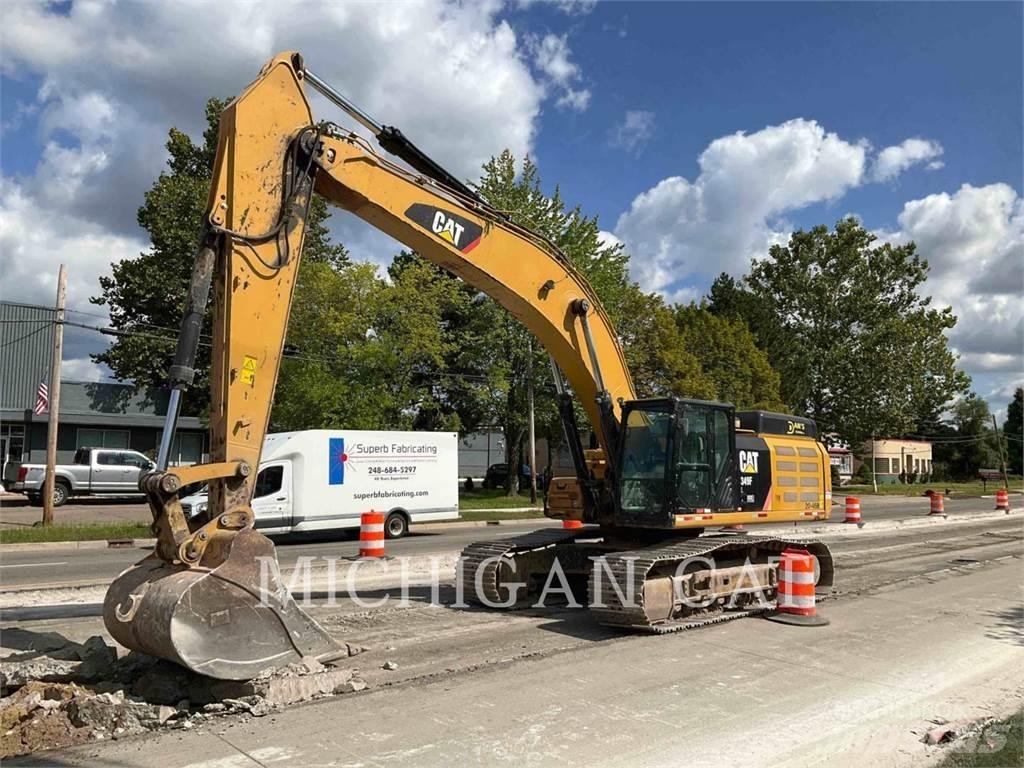 CAT 349FL + Верижен екскаватор