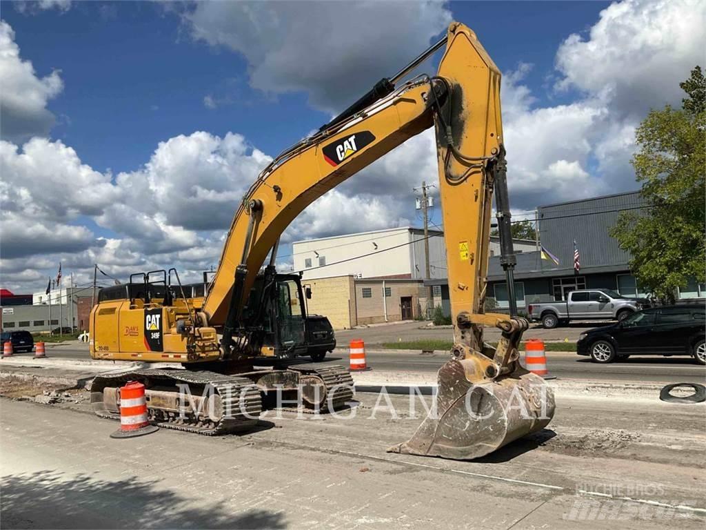 CAT 349FL + Верижен екскаватор