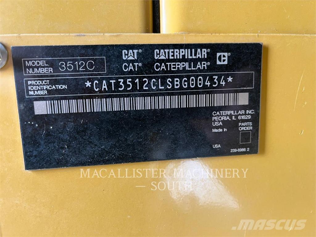 CAT 3512C Дизелови генератори
