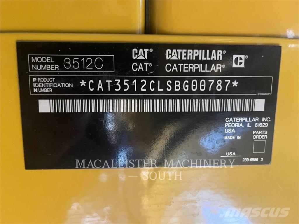 CAT 3512C Дизелови генератори
