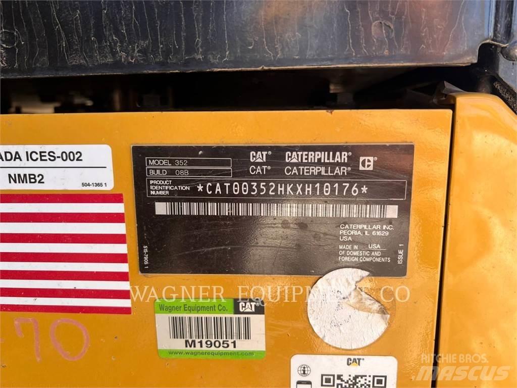 CAT 352 Верижен екскаватор