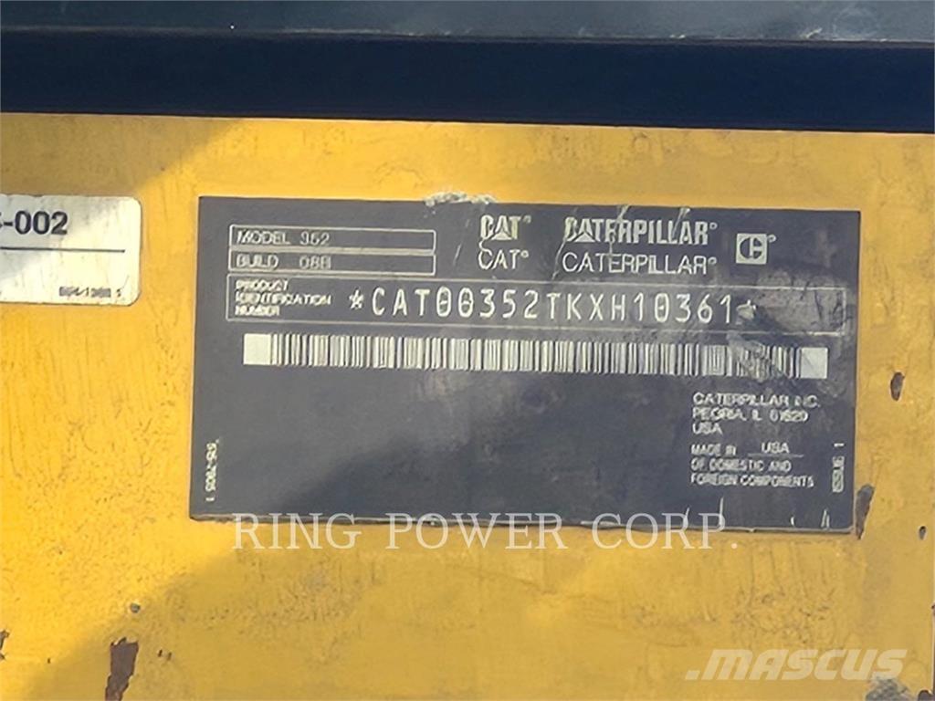 CAT 352-08 Верижен екскаватор