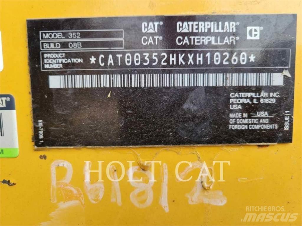 CAT 352 12 TC Верижен екскаватор