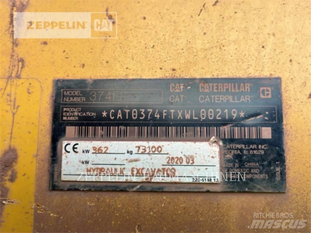 CAT 374FL Верижен екскаватор