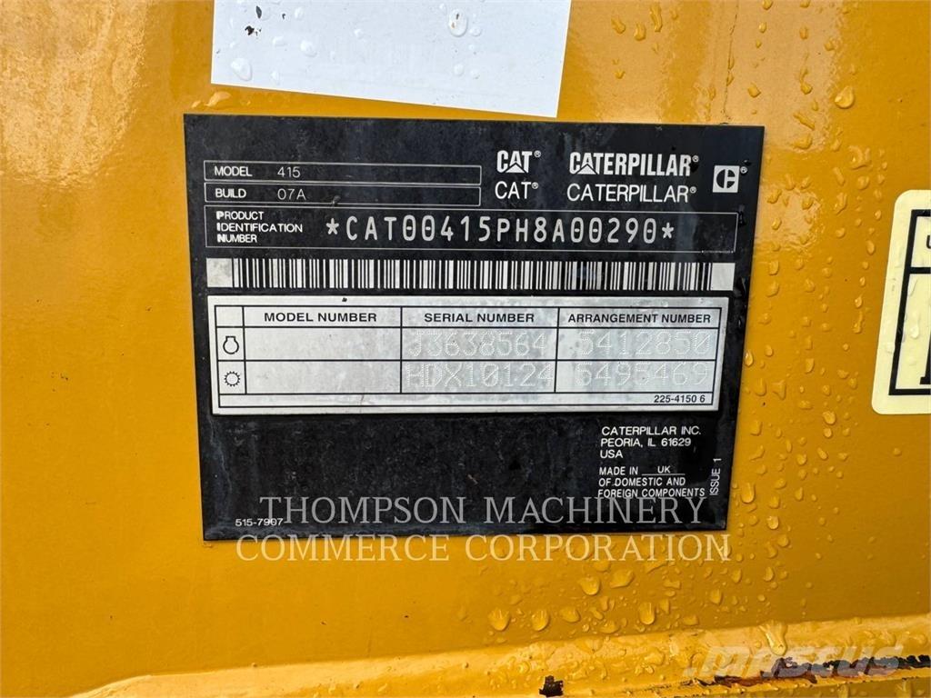 CAT 415 Товарач със заден ексватор