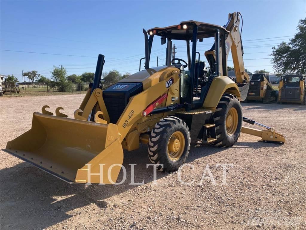 CAT 415-07 Товарач със заден ексватор