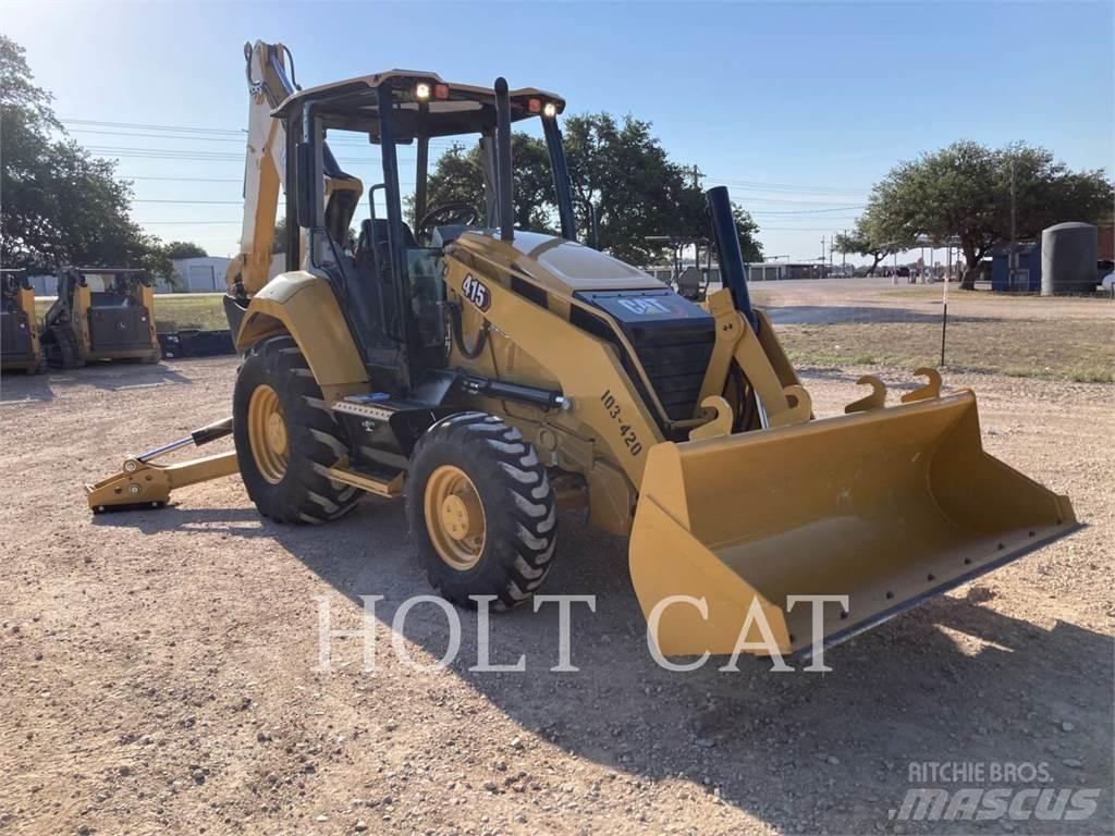 CAT 415-07 Товарач със заден ексватор