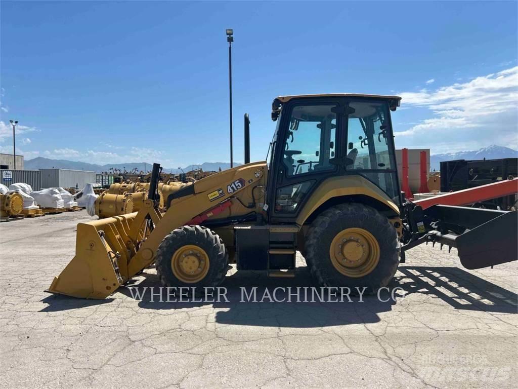 CAT 415 IL CAB Товарач със заден ексватор