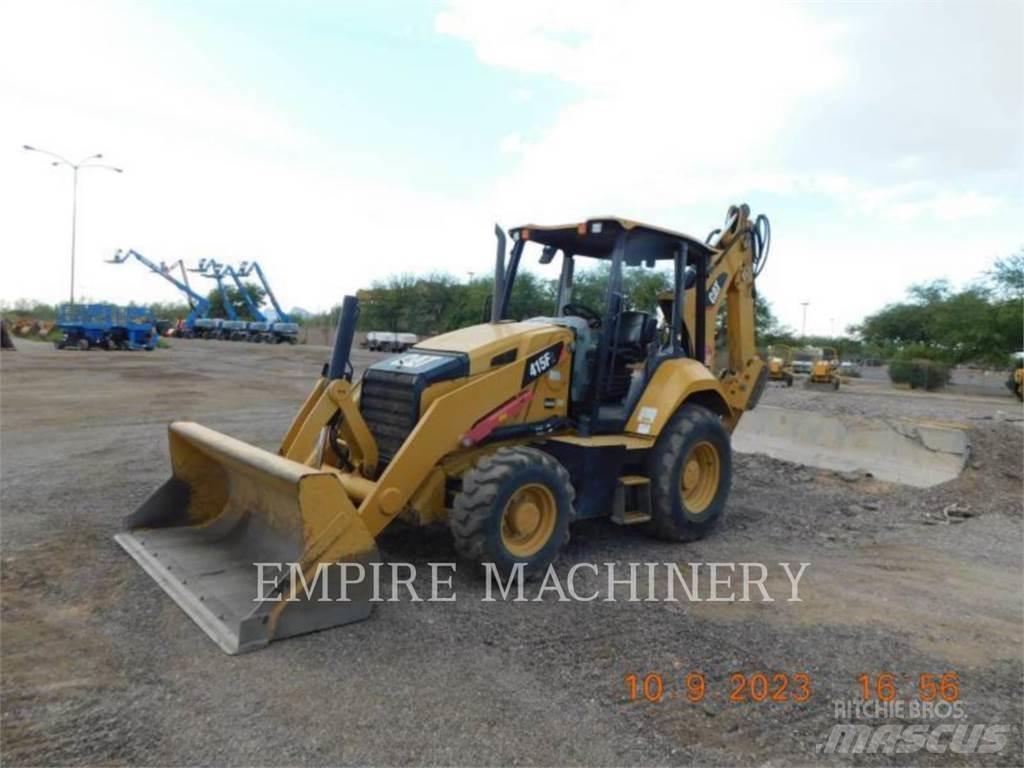 CAT 415F2 4EOP Товарач със заден ексватор