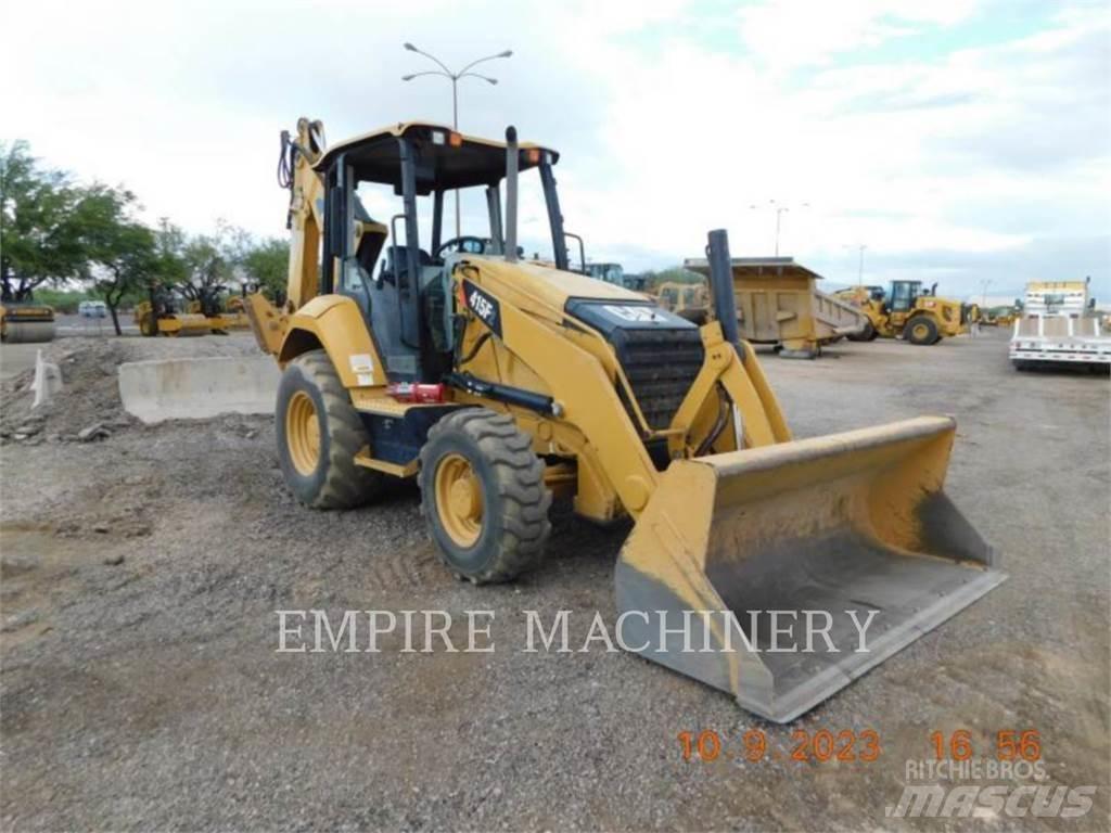 CAT 415F2 4EOP Товарач със заден ексватор