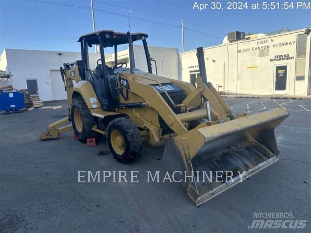 CAT 415F2 4EOP Товарач със заден ексватор