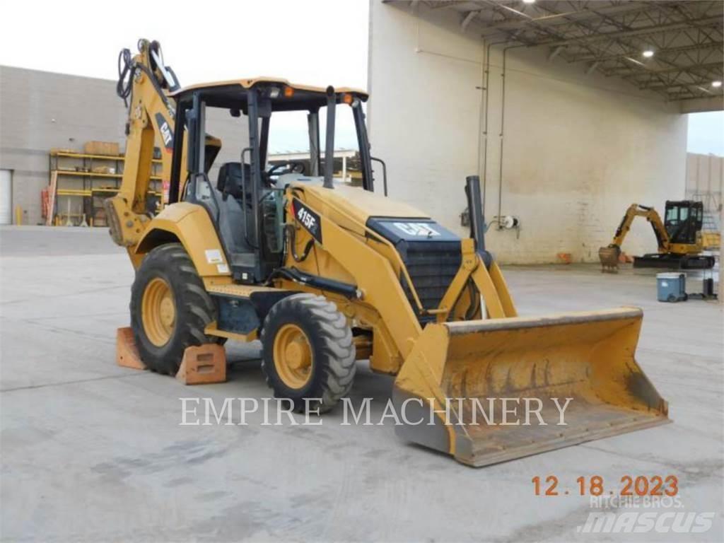 CAT 415F2 4EOP Товарач със заден ексватор