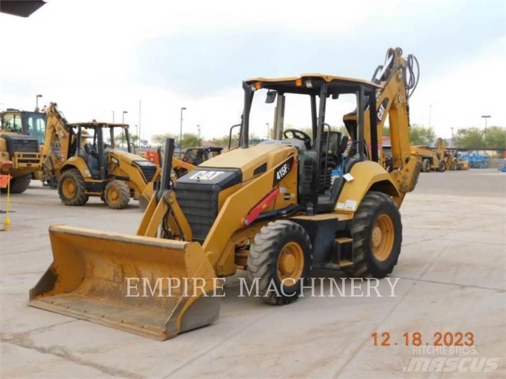 CAT 415F2 4EOP Товарач със заден ексватор