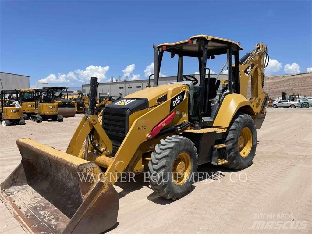 CAT 415F2 4WD Товарач със заден ексватор