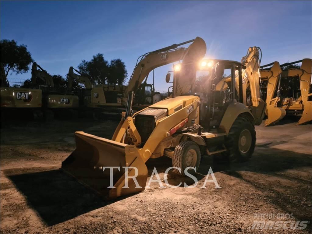 CAT 416 Товарач със заден ексватор