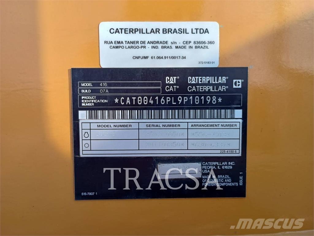 CAT 416 Товарач със заден ексватор