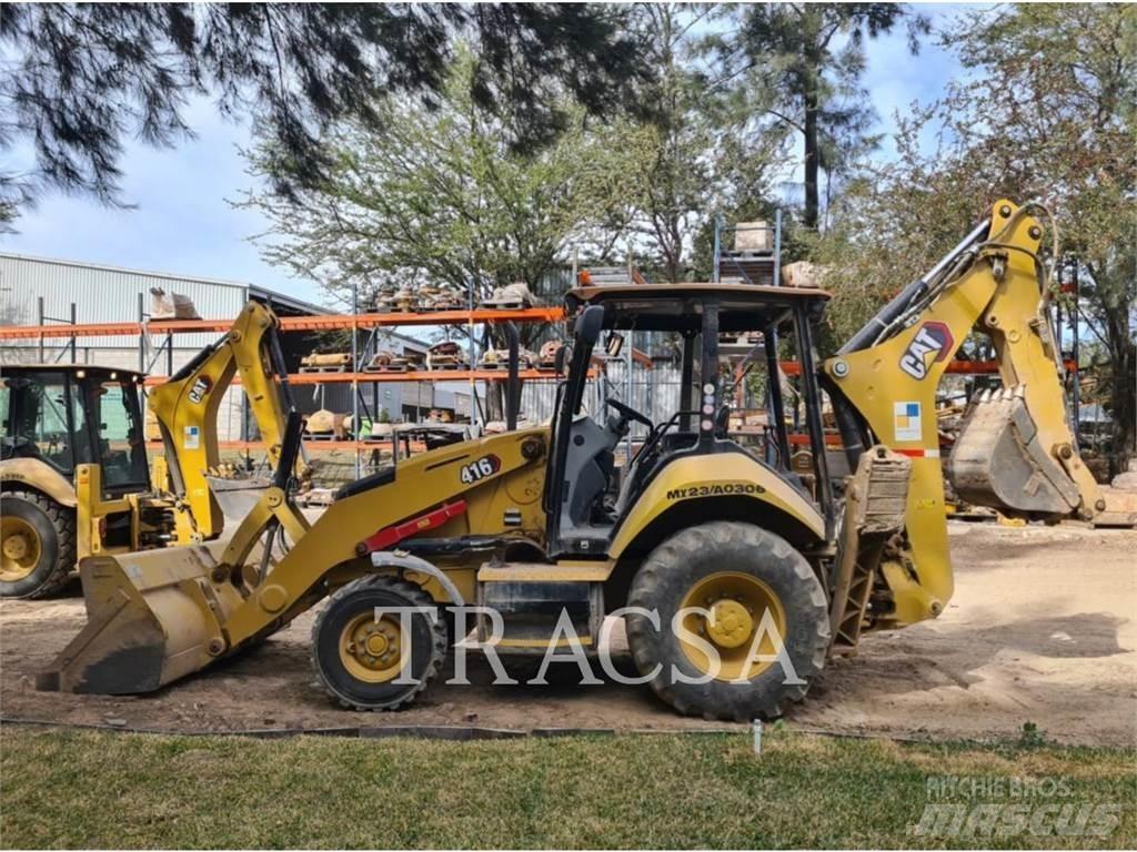 CAT 416 Товарач със заден ексватор