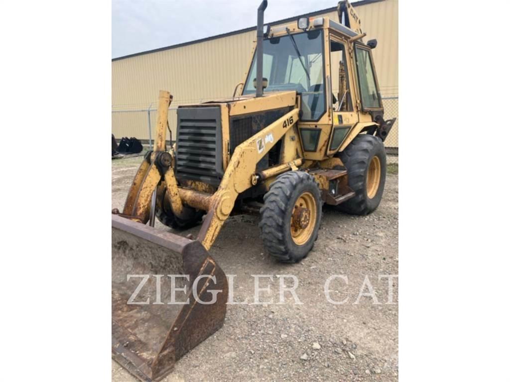 CAT 416 Товарач със заден ексватор