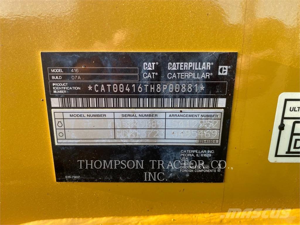 CAT 416 Товарач със заден ексватор