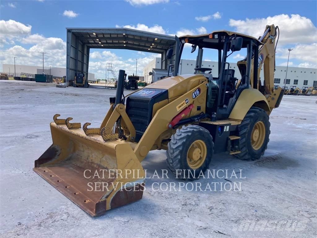 CAT 416-07 Товарач със заден ексватор