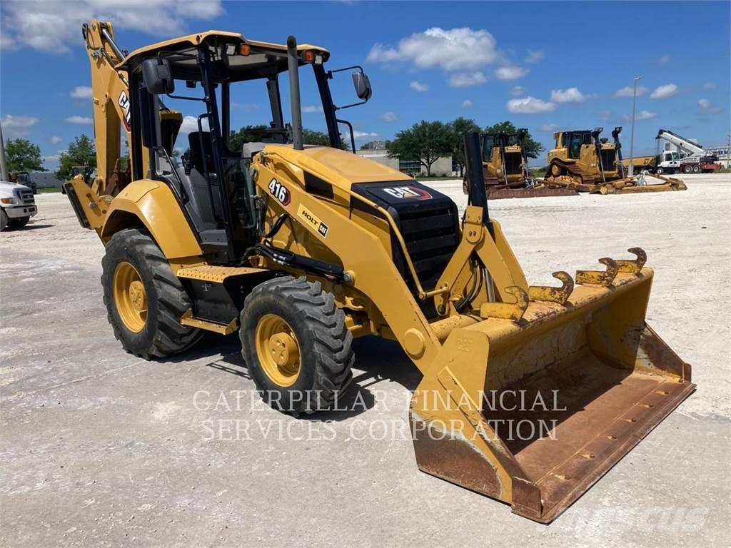 CAT 416-07 Товарач със заден ексватор