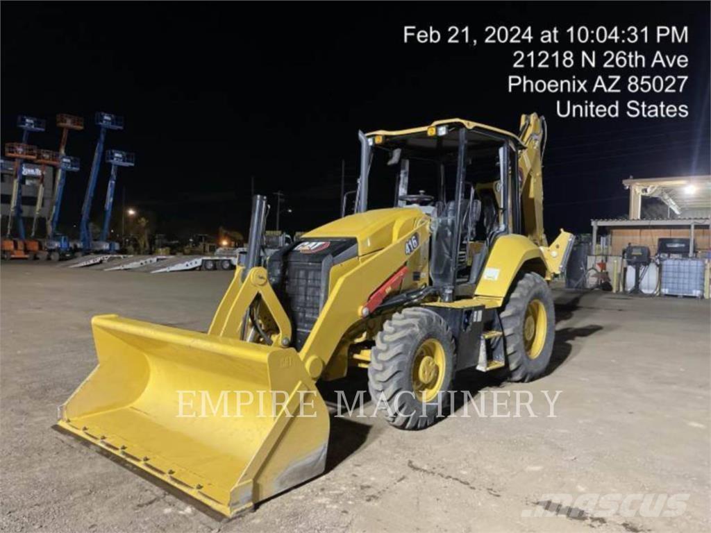 CAT 416-07 4SO Товарач със заден ексватор