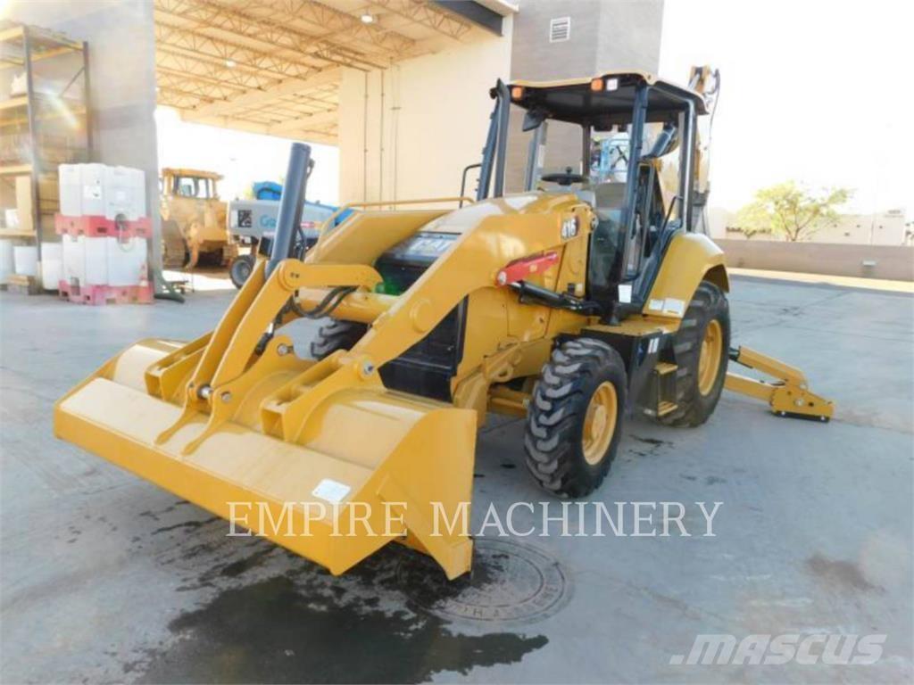CAT 416-07 4SO Товарач със заден ексватор