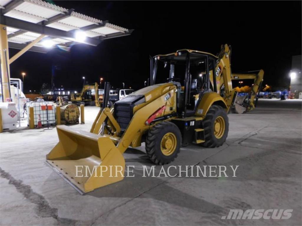 CAT 416-07 4SO Товарач със заден ексватор