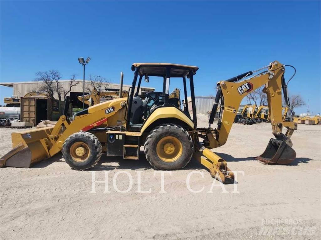 CAT 416 4S Товарач със заден ексватор