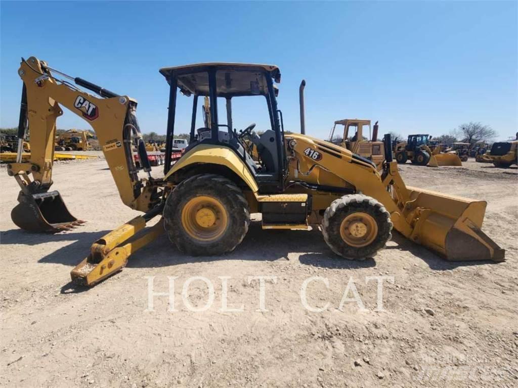 CAT 416 4S Товарач със заден ексватор