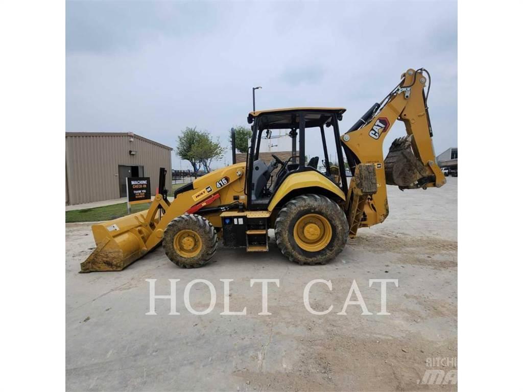 CAT 416 4S Товарач със заден ексватор