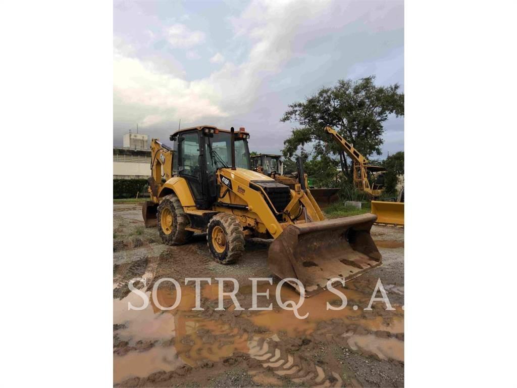 CAT 416F2 Товарач със заден ексватор