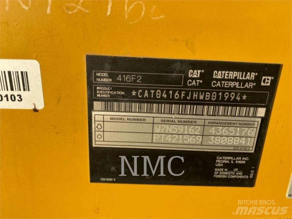 CAT 416F2 Товарач със заден ексватор