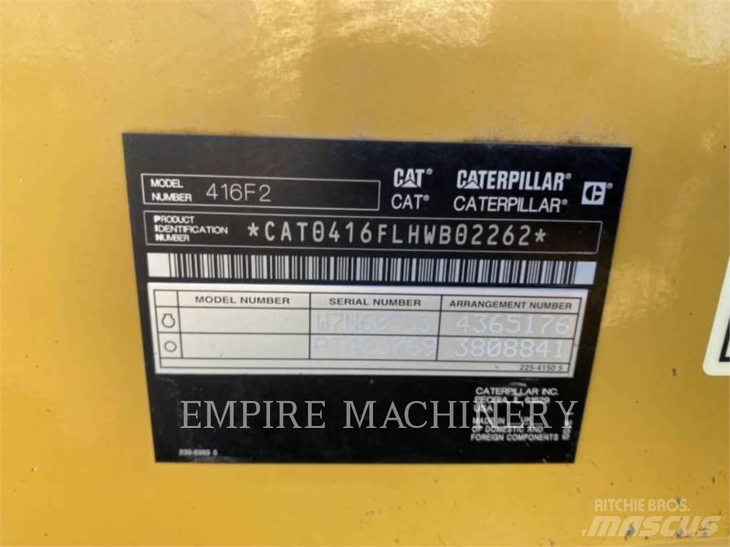 CAT 416F2 4EO Товарач със заден ексватор