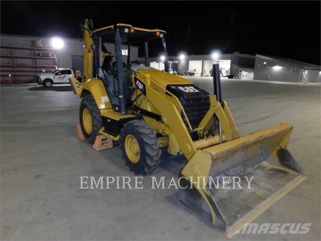 CAT 416F2 4EO Товарач със заден ексватор