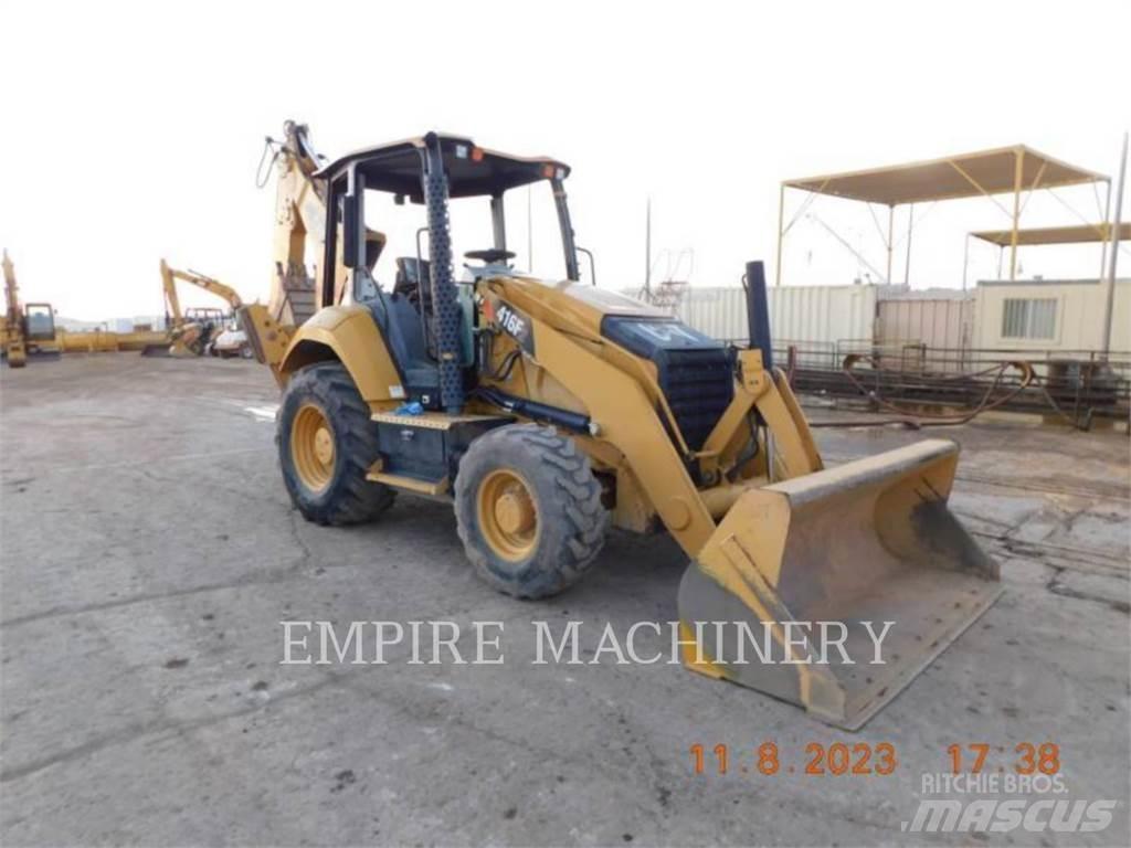 CAT 416F2 4EO Товарач със заден ексватор