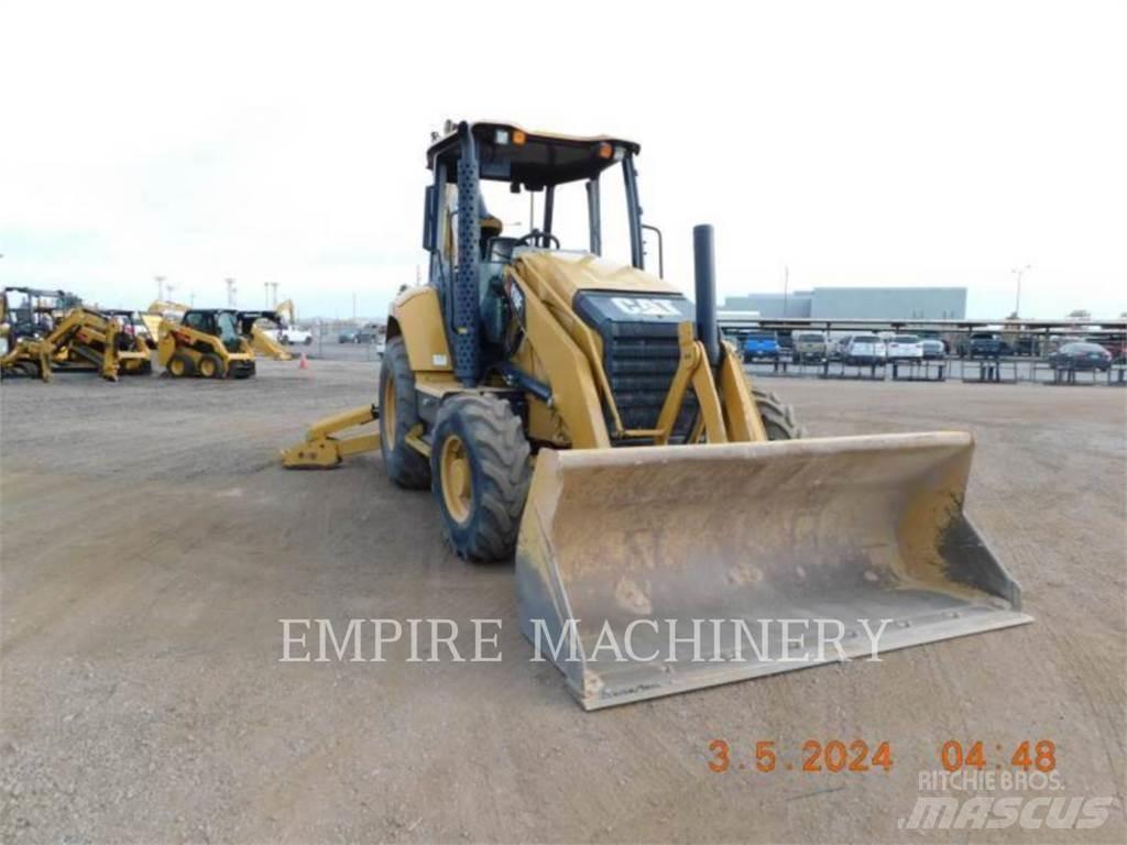 CAT 416F2 4EO Товарач със заден ексватор